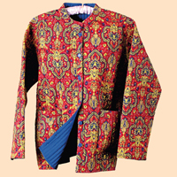 Red Paisley Reversible Jacket