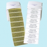 Personalised Roll Labels
