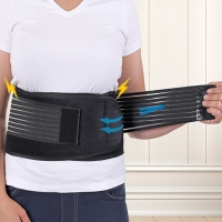 Bamboo and Charcoal Self Heating Back Support