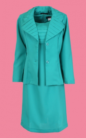 Pleated Jacket Dress