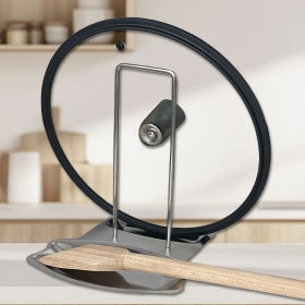 Stainless Steel Lid and Spoon Rest