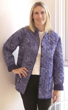 Blue Paisley Reversible Jacket