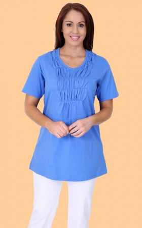 Shirred Yoke Tunic