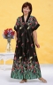 Evening Border Trapunto Trim Caftan