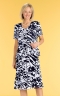 Abstract Print Dress