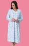 Lace Trim Micro Fleece Gown