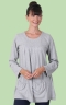 Long Sleeve Pleat Tunic