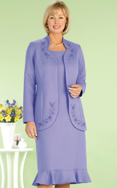 Health Pride - Embroidered 4 Piece Lavender Wardrober