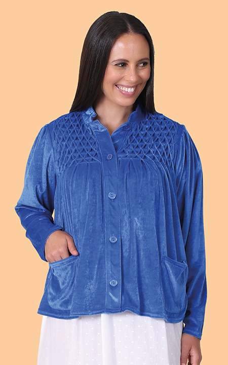 Velour bed hotsell jacket