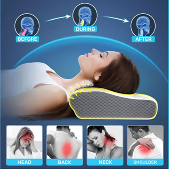 Cervical Neck Memory Foam Pillow