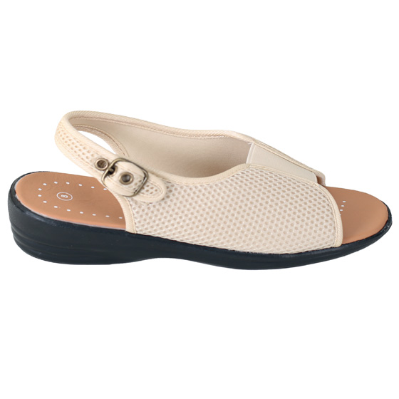 mesh slingback