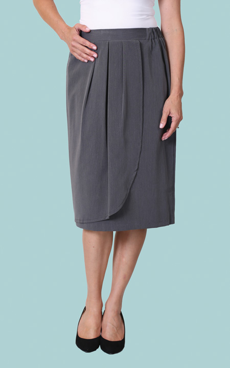 Asymmetrical Overlay Skirt