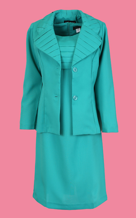 Pleated Jacket Dress