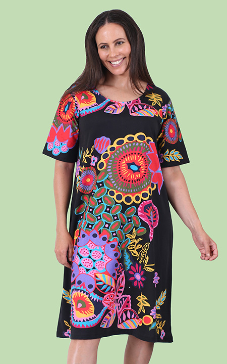 Print Knit Dress