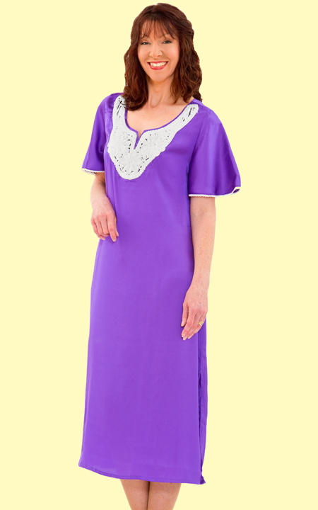 Long Satin Lounger