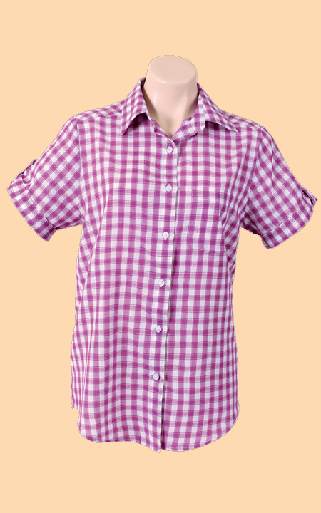 Health Pride - Gingham Check Big Shirt