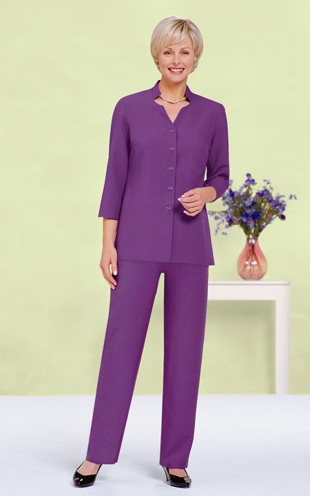 Mandarin Collar Pantset