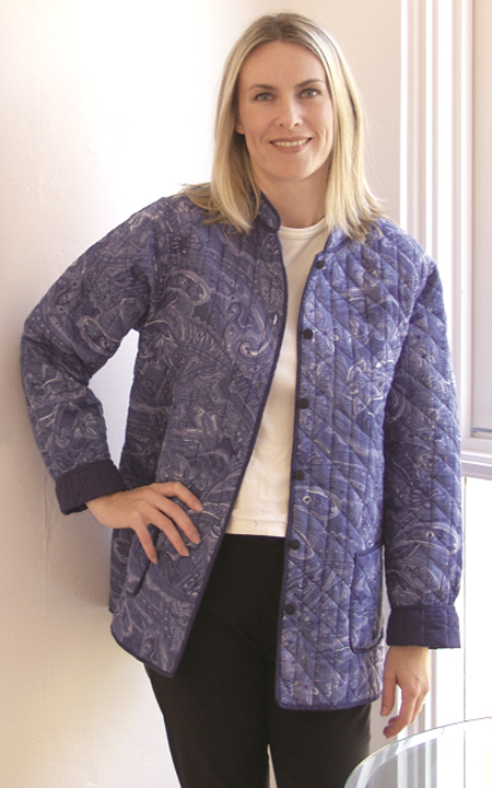 Blue Paisley Reversible Jacket