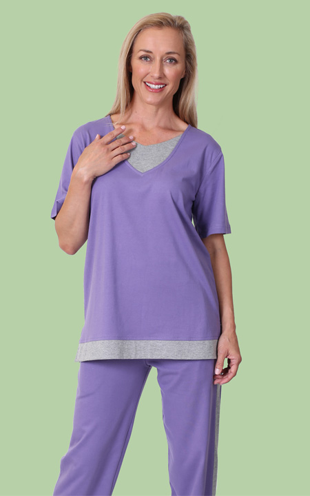 Mock 2 Piece Tee