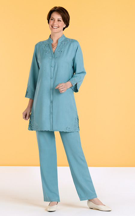 Cutwork Pantset