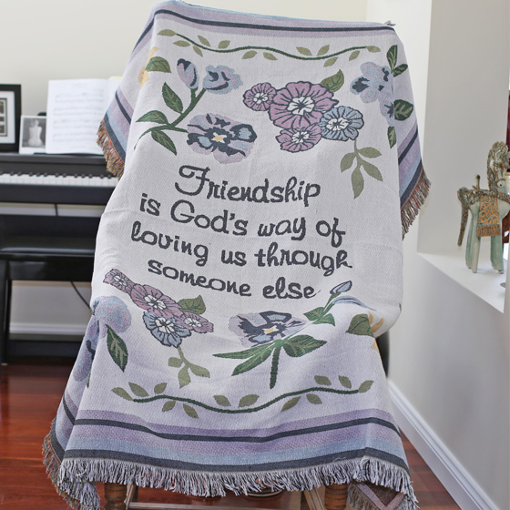 Health Pride Friendship Tapestry Throw