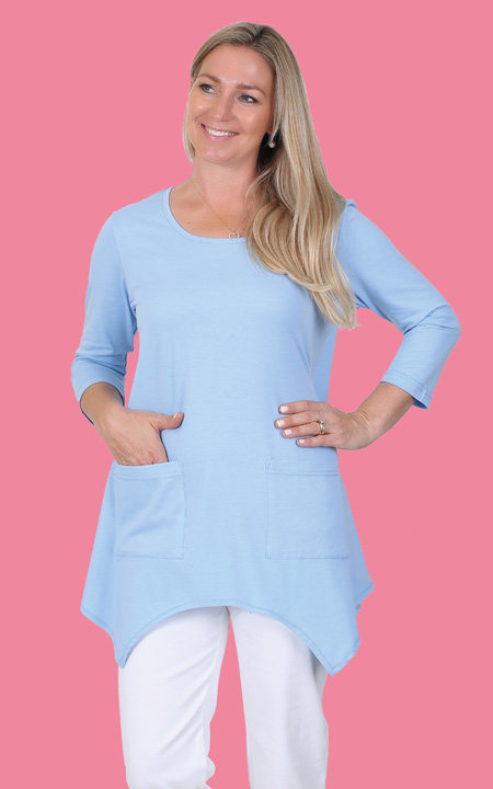 Scoopneck Sharkbite Tunic