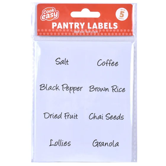 Pantry Labels