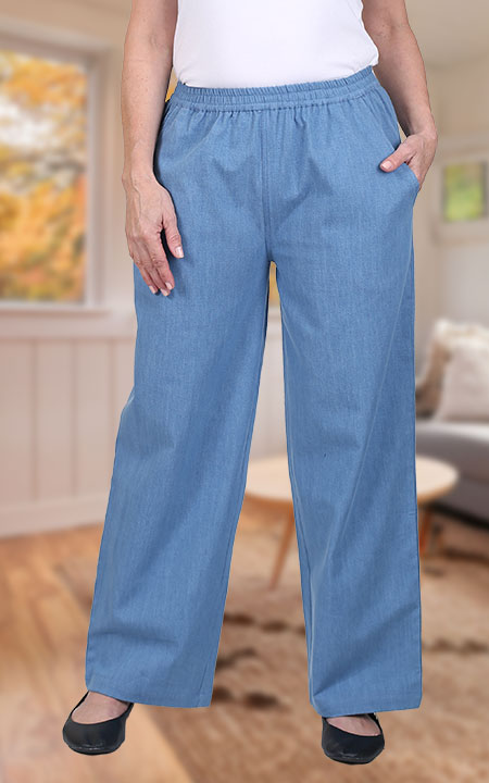 Denim Relaxed Fit Pants