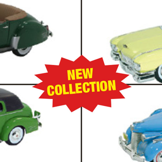 Classic Car Collectibles Set of 4!