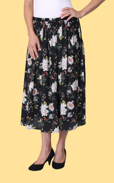 Health Pride - Floral Print Skirt