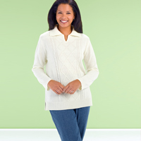 Polo Collar Sweater