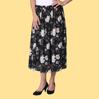 Floral Print Skirt