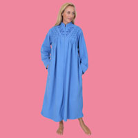 Fleece Smocked Robe