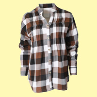 Plaid Flannel Fleece Shirt