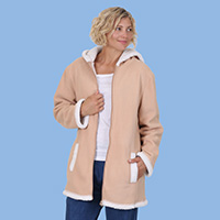 Polar Fleece Zip Up Coat