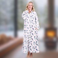 Diamond Fleece Robe