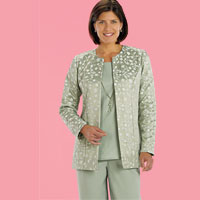 Sage 4 Piece Tapestry Wardrober