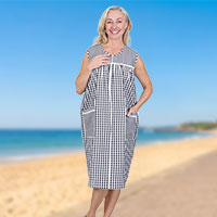 Gingham Sleeveless Dress