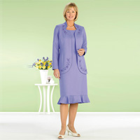 Embroidered 4 Piece Lavender Wardrober