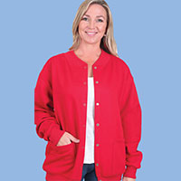 Snap Front Fleece Cardigan