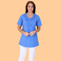 Shirred Yoke Tunic