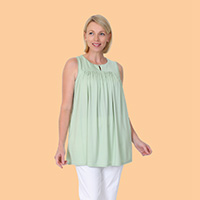 Seafoam Keyhole Tunic