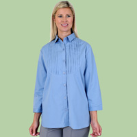 Pin Tuck Oversized Shirt