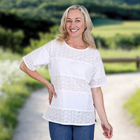 Eyelet Top